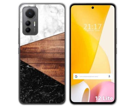 Funda Silicona Para Xiaomi 12 Lite 5g Diseño Mármol 11 Dibujos con