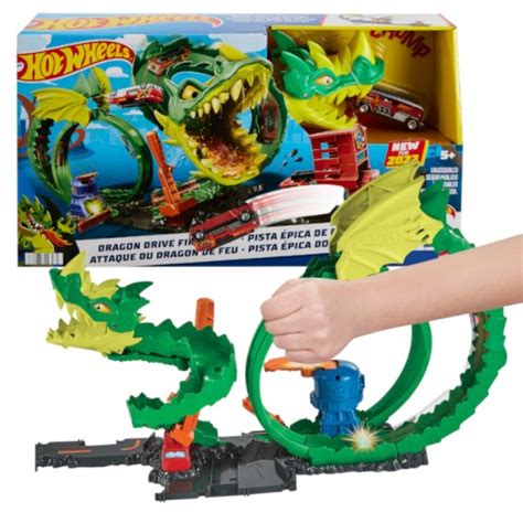 Hot Wheels City Tor Samochodowy Atak Smoka Na Stra Po Arn Tor