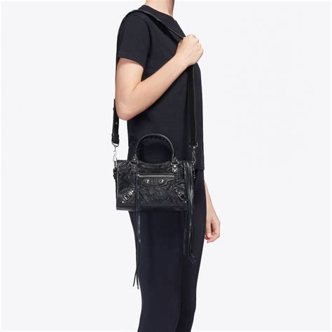 Balenciaga Black Mini City Bag Atelier Yuwa Ciao Jp