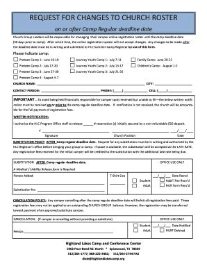 Fillable Online Substitution Cancellation Form Updatedpdf Fax Email