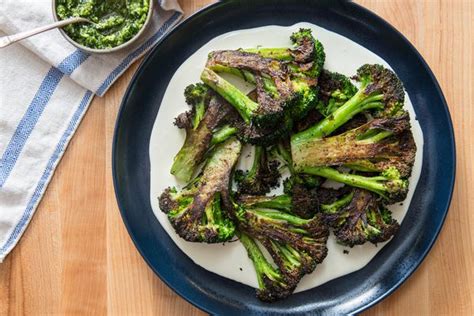 Charred Broccoli With Taleggio Cheese Sauce And Gremolata Recipe