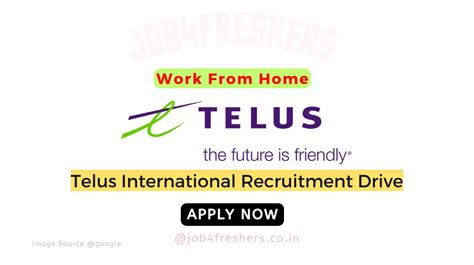 Telus Off Campus Recruitment Drive For Freshers Part Time Work