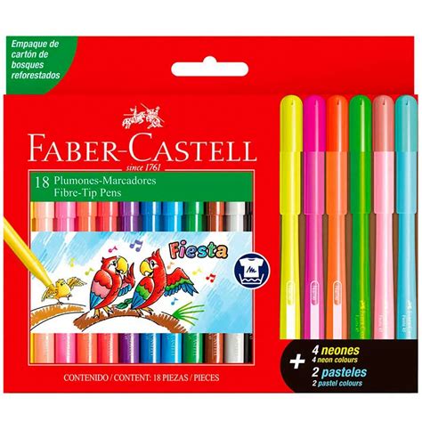 Faber Castell Plumones Fiesta X Unidades Paperstop