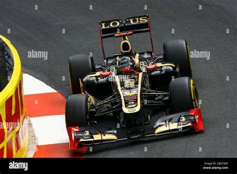 Kimi Raikkonen Lotus E Renault Monaco Gp Montecarlo Stock