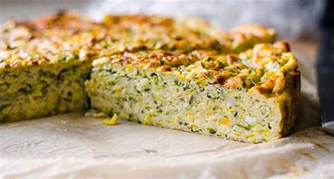 Quiche Sans Pâte Aux Courgettes Plat Et Recette