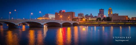 Photo: Panorama of the Des Moines Skyline.