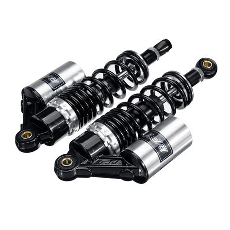 Pair 400Mm 15 75 Motorcycle Rear Air Shock Absorbers Suspension