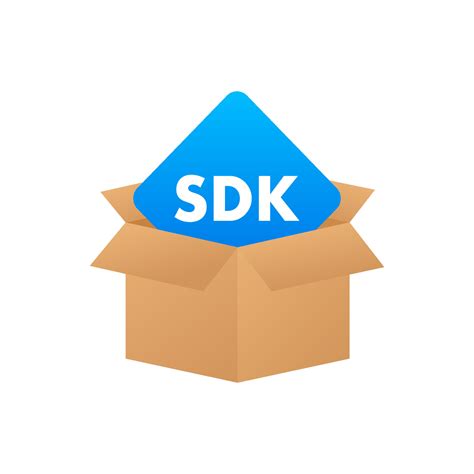 Sdk Software Development Kit Icon Vector Stock Illustration