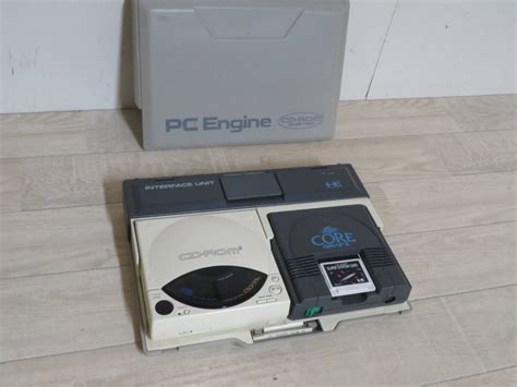 やや傷や汚れあり美品 NEC PC Engine PCエンジン PI T63 CD ROM2 SYSTEM CDR 30A