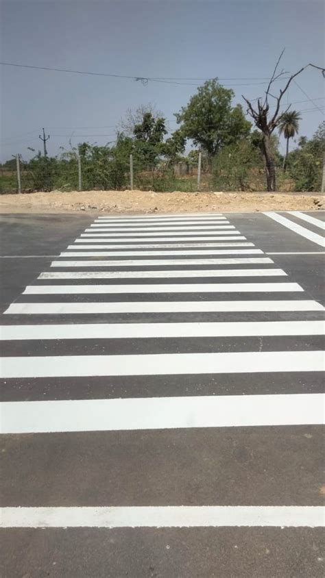 Zebra Crossing Marking Service, For Road Safety at Rs 550/square meter ...