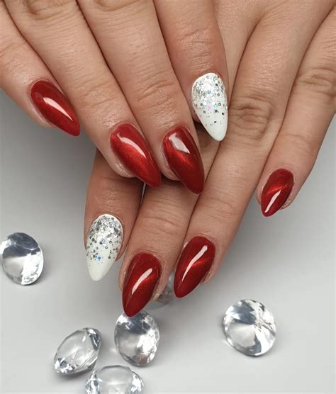 nail art red white and blue 1