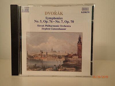 Dvorak Symphonies No 5 Op 76 No 7 Op 70 Slovak Philharmonic