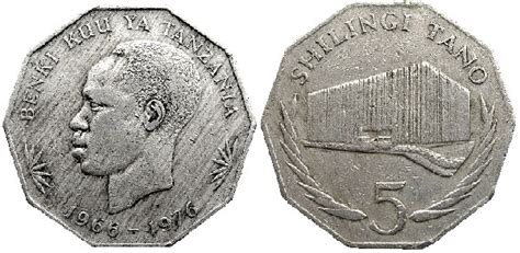 Shilingi Aniversario Del Banco De Tanzania From Tanzania Coin Value