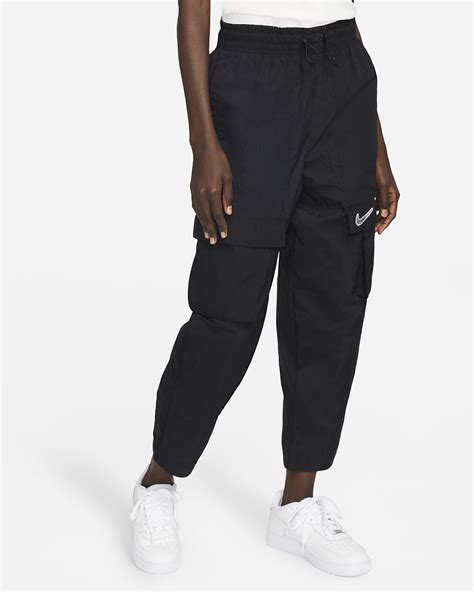 Nike Sportswear Swoosh Womens Mid Rise Woven Trousers Nike Ae