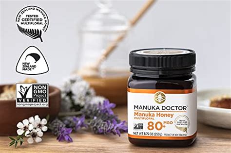 Manuka Doctor MGO 80 Manuka Honey Multifloral Certified 100 Pure New