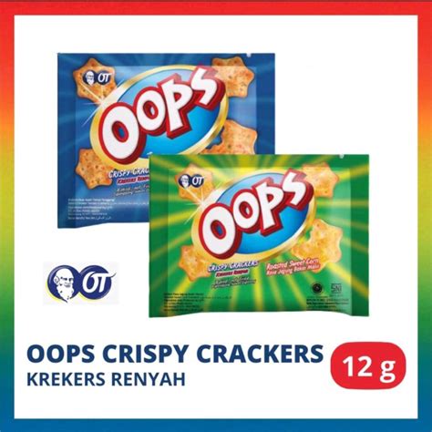 Jual Oops Crispy Crackers X Gr Shopee Indonesia