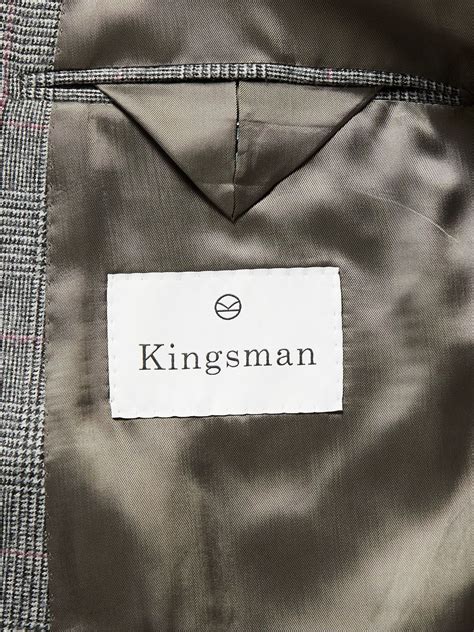 Kingsman Archie Slim Fit Double Breasted Prince Of Wales Checked Wool