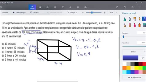 Volume De Um Bloco Retangular