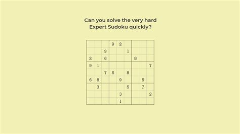 How To Solve Very Hard Expert Sudoku Level Game Simple Way