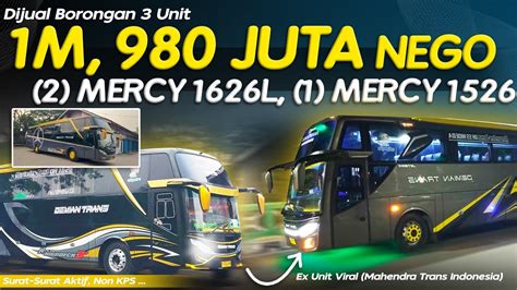 Dijual Borongan Unit Mercy L Unit Unit Harga Milyar