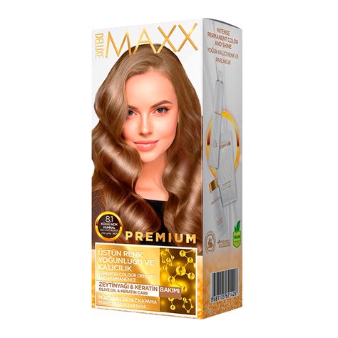 крем-краска Для Волос Maxx Deluxe Premium 8 1 Светлый Пепельный Блондин ...