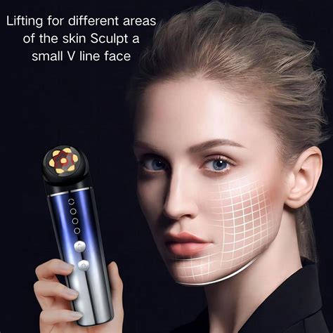 Red Light Rf Facial Beauty Instrument Home Facial Radio Frequency Beauty Instrument Ems Micro