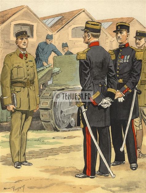 Artillerie Histoire Et Uniformes Des Officiers De