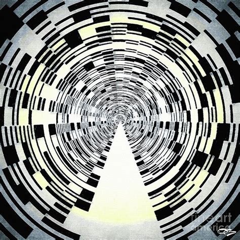 Tunnel Vision Optical Illusion Digital Art By Douglas Brown Fine Art