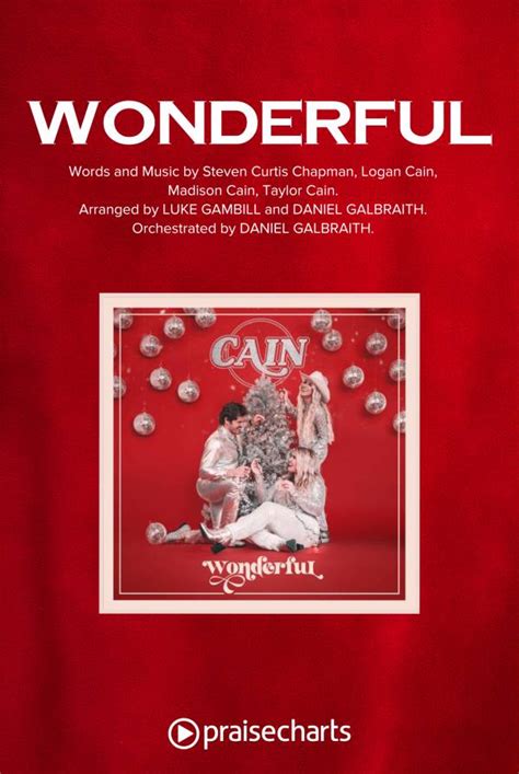 Wonderful Unison2 Part Trumpet Sheet Music Pdf Cain Arr Luke