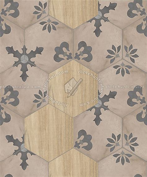 Hexagonal Tile Texture Seamless 17119