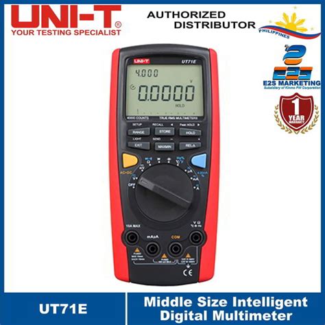 Uni T Middle Size Intelligent Digital Multimeter Ut E True Rms Ac Dc