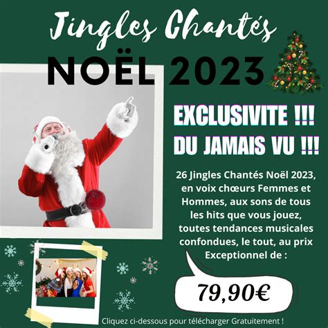 Jingles Chantés Noël 2023 Radio Jingles