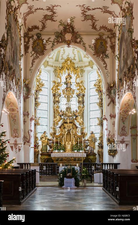 Main Altar Parish Church Sankt Kassian Regensburg Upper Palatinate