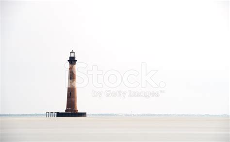 Morris Island Lighthouse Folly Beach Stock Photo | Royalty-Free ...