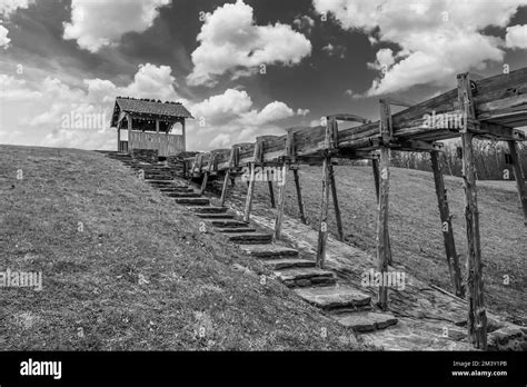 Small Covered Bridge Stock Photo Alamy