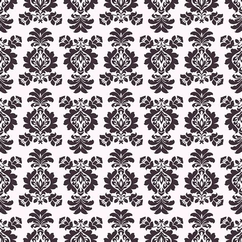 Papel De Parede Floral Decorativo De Damasco Sem Costura Padr O E