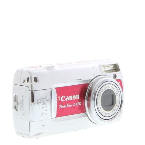 Canon Powershot A470 Red Digital Camera 71mp At Keh Camera