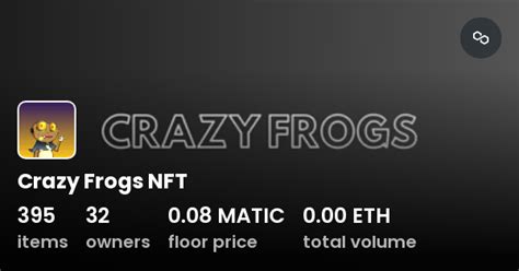 Crazy Frogs Nft Collection Opensea