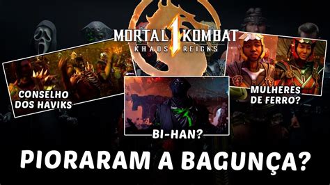 Kaos No Mortal Kombat O Que Eu Achei Do Trailer De Mk1 Reina O Kaos Youtube