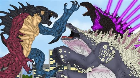 Dunkleozilla VS Whale Godzilla VS Shin Godzilla EPIC BATTLE PiKKY