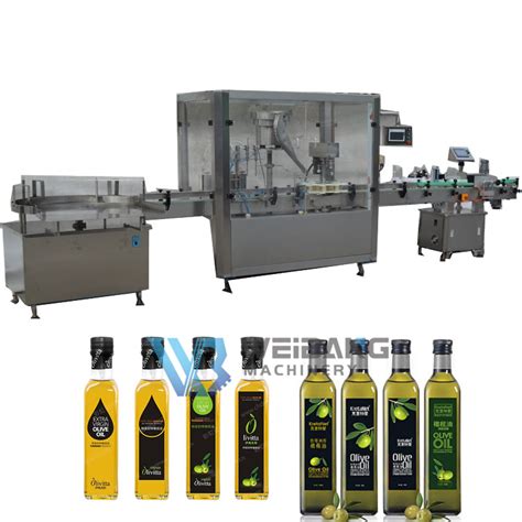 Olive Oil Automatic Liquid Filling And Capping Machine Food Filling