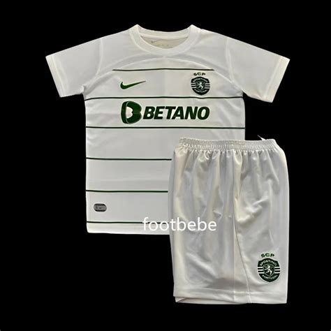 Sporting CP Trikot Kinder 2023 2024 third weiß footbebe de