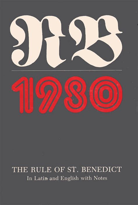 The Rule of Saint Benedict - Benedictine Bibliography - Research Guides ...