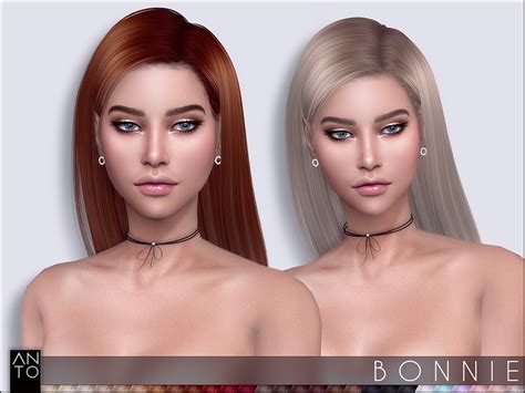 The Sims Resource Anto Bonnie Hairstyle