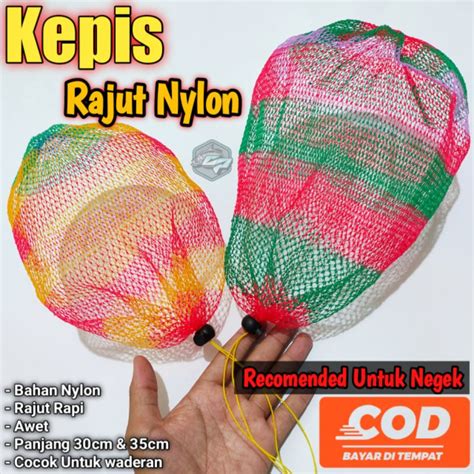 Jual Jaring Wadah Ikan Nilon Kepis Waring Koja Korang Mini Bundar