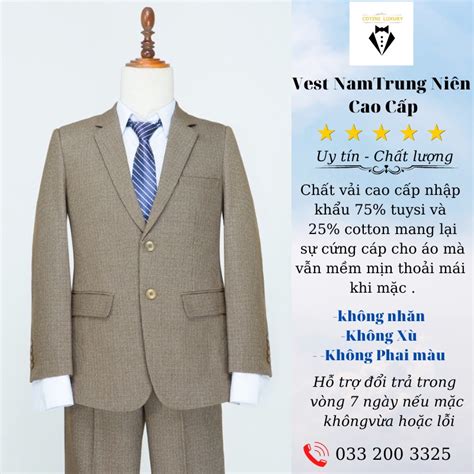 Mẫu Áo Vest Tuổi Trung Niên Nam Phong Cách Lịch Lãm Và Tinh Tế