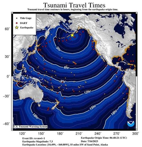 Tsunami alert as huge 7.3-magnitude earthquake strikes off Alaska's ...