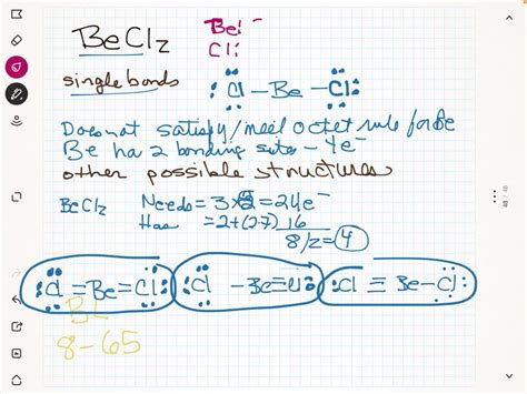 Solvedin The Vapor Phase Becl2 Exists As A Discrete Molecule A