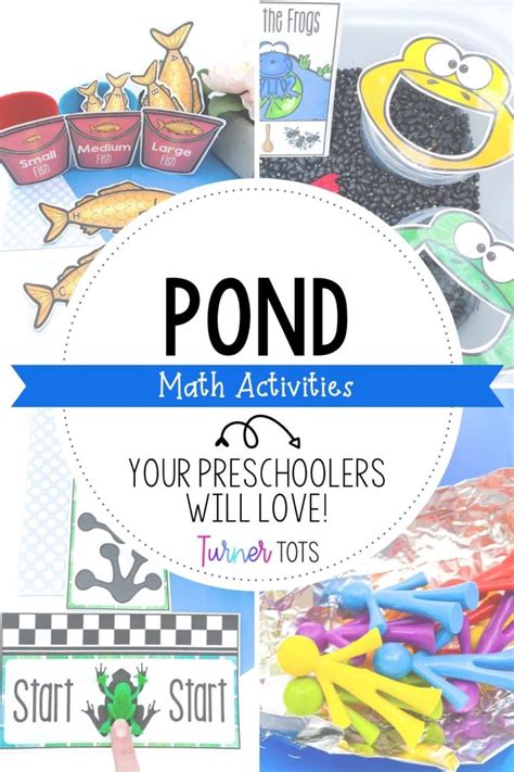 5 Pond Math Activities Dripping With Delight