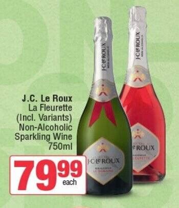 J C Le Roux La Fleurette Incl Variants Non Alcoholic Sparkling Wine